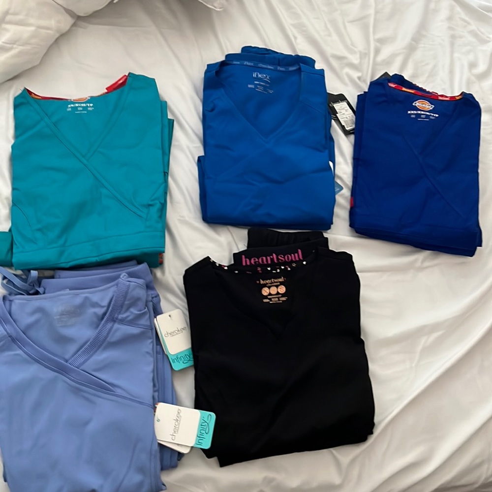 5 sets of scrubs